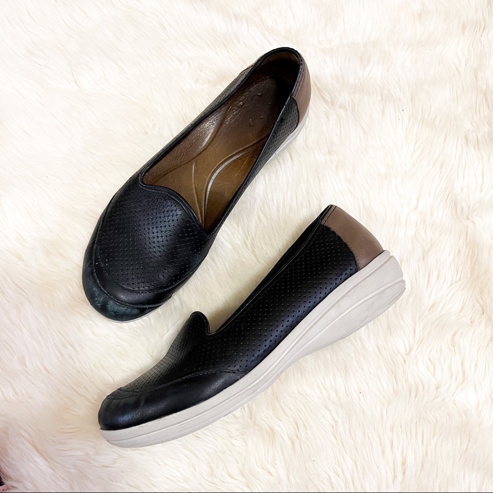Dansko Marjorie perforated leather comfort loafers